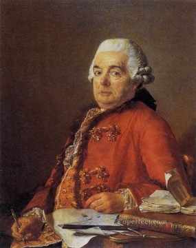  Francois Canvas - Portrait of Jacques Francois Desmaisons Neoclassicism Jacques Louis David